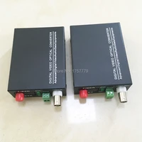 1 pair 2 pieceslot 1 channel video optical converter 1v1d fiber optic video optical transmitter receiver 1ch rs485 data