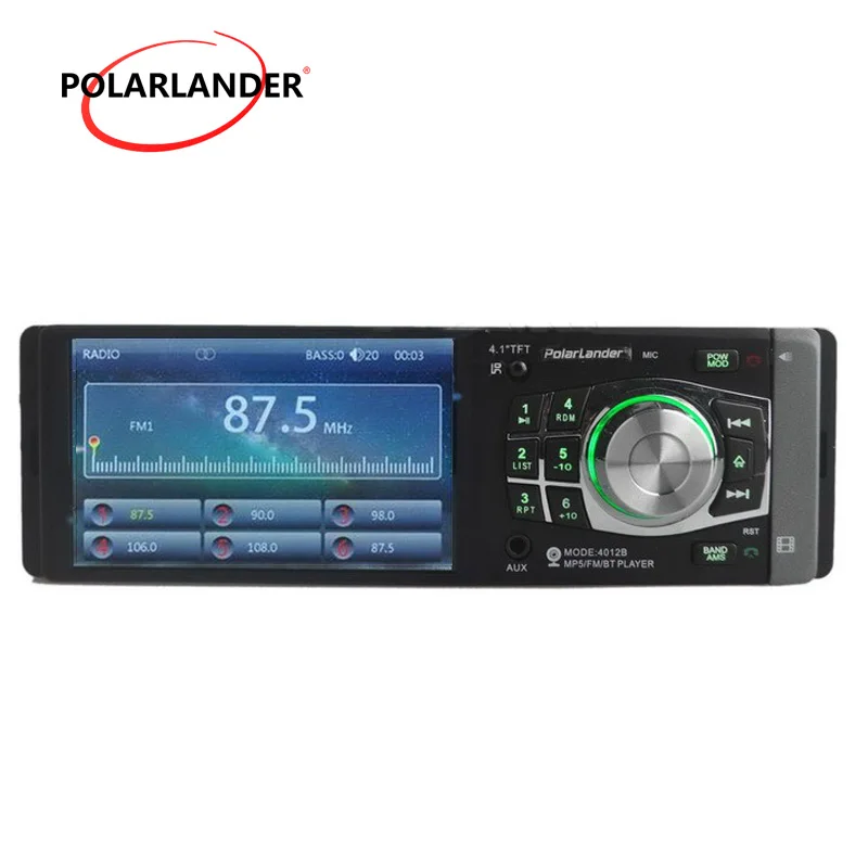 4 1 дюйма TFT bluetooth для задней камеры автомобиля MP5 mp4 плеер TF/SD/MMC/AUX/FM 12 В стерео