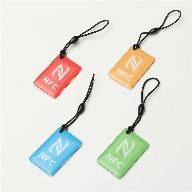 4 шт./партия) NFC метки Ntag216 868 байт 13,56 МГц RFID смарт-ключ для всех NFC android телефонов