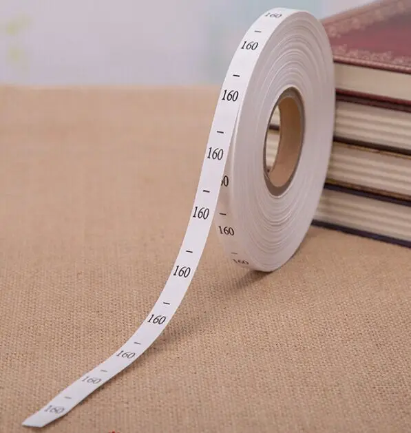 Номер нейлоновая лента с покрытием белый Размер этикетка одежда шея печатные