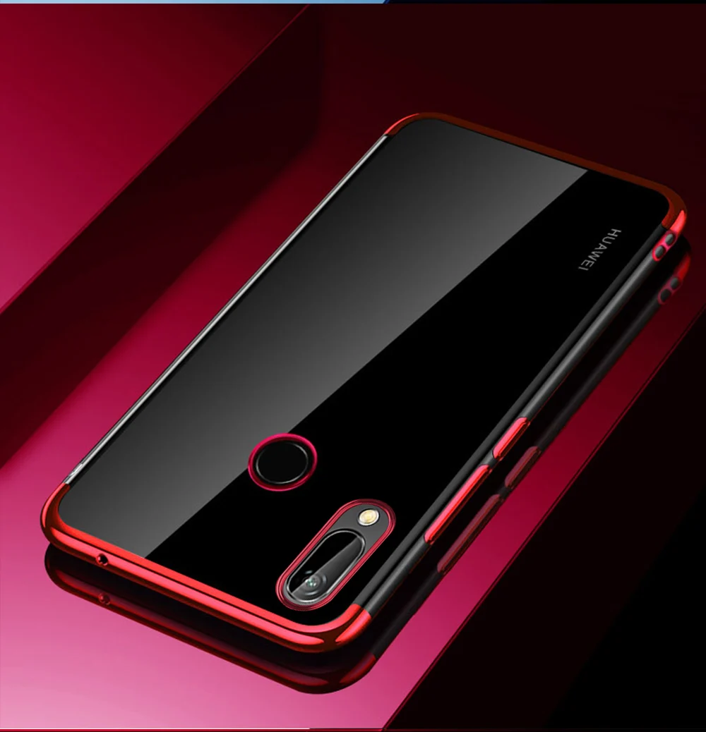 Силиконовый чехол для huawei Honor 8a Pro, чехол-бампер, противоударный, прозрачный, TPU, тонкий чехол для huawei Y6 Y 6 Pro Prime, чехол