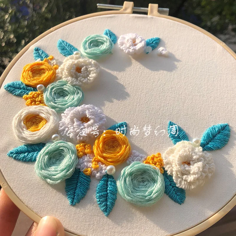 Ручная вышивка набор diy работа Материал Упаковка 3d Европейская начинающая