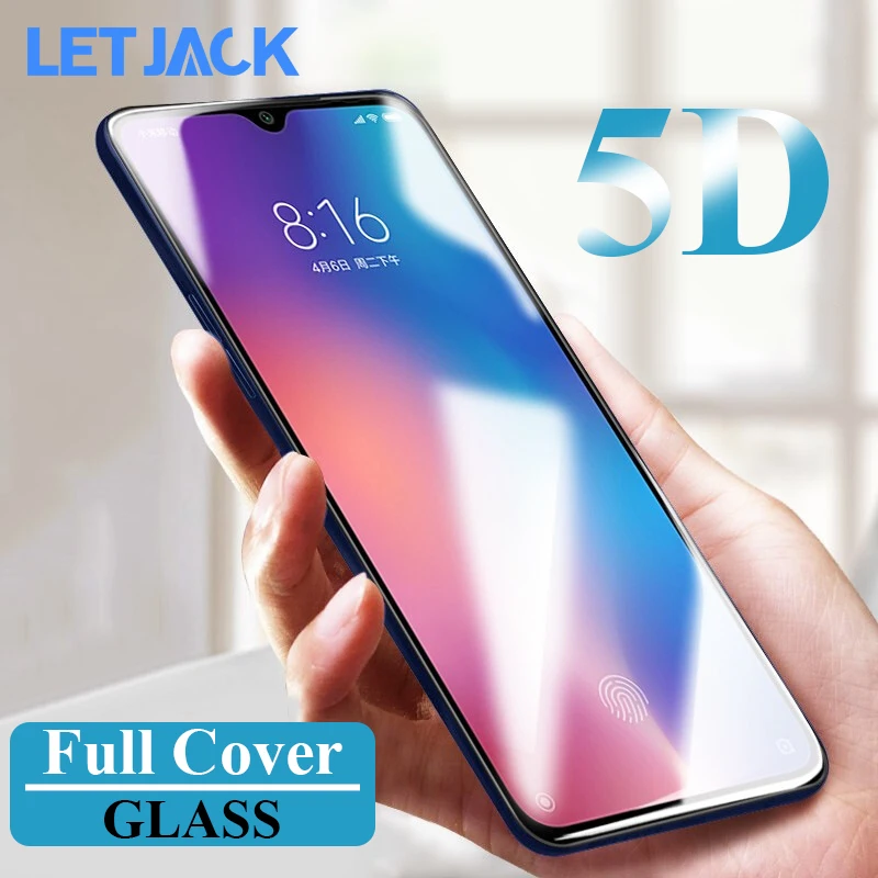 5D закаленное стекло с полным покрытием для Xiaomi 9 SE 8 Pro Explorer Lite Защита экрана Redmi Note 7