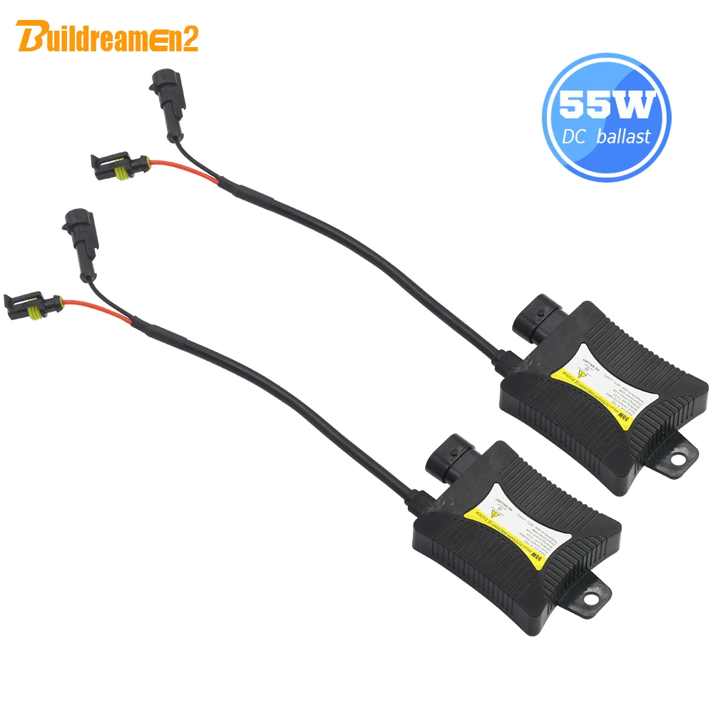 Buildreamen2 55 Вт HID ксеноновый балласт цифровой зажигания 12В для автомобиля комплект H1