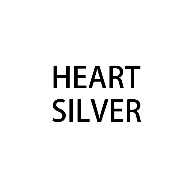 Heart silver VEKNO, Золотая Корона, звезда, кошка, очаровательные Парные браслеты в виде сердца, Регулируемая Веревка, красная веревка, пара браслетов, семейные подарки - Окраска металла: Heart silver