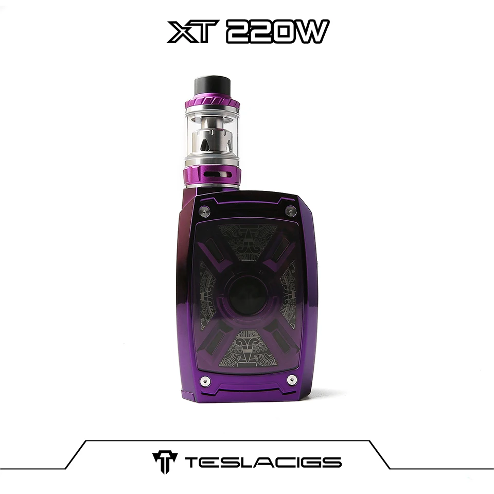 Оригинальный набор Teslacigs XT 220 Вт Tesla бокс мод Vape Tallica мини атомайзер 4 мл