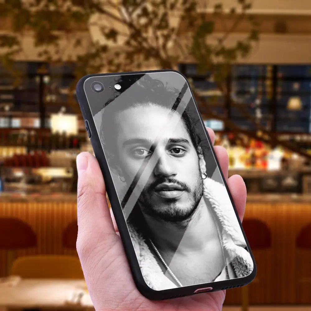 WEBBEDEPP Russ Diemon Рэппер чехол из закаленного стекла для телефона Apple iPhone Xr Xs Max X или 10 8 7