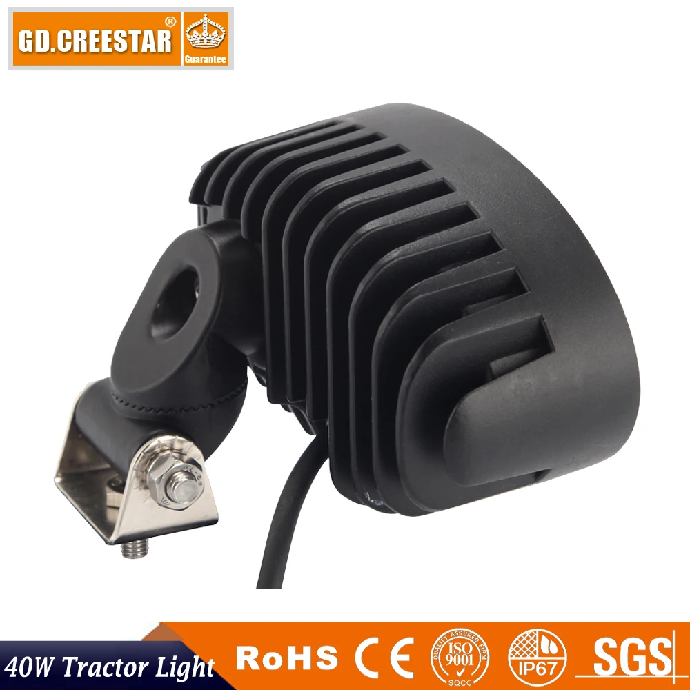 

40W LED Work Spot Flood Light Oval Led Tractor light For JOHN DEERE MASSEY CASE IH NEW HOLLAND DEUTZ FAHR Kubota LOVOL x4pcs