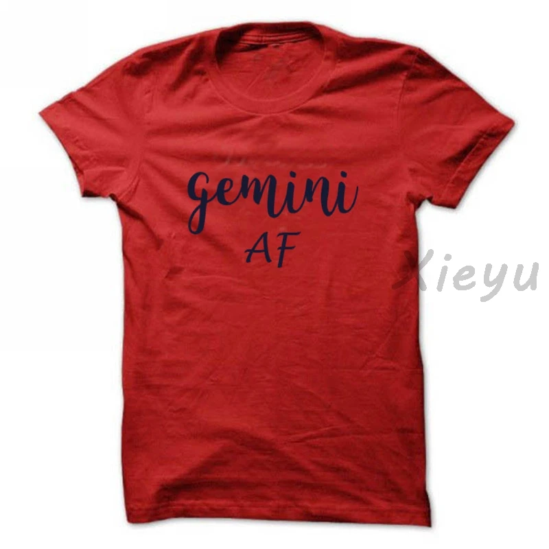 Забавная футболка gemini AF хипстерская хлопковая модная унисекс много цветов |