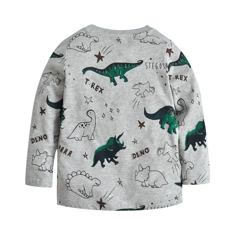 Children's t shirts cotton baby boys tops new arrival long sleeve knitted fashion autumn hot selling kids cars top | Детская одежда