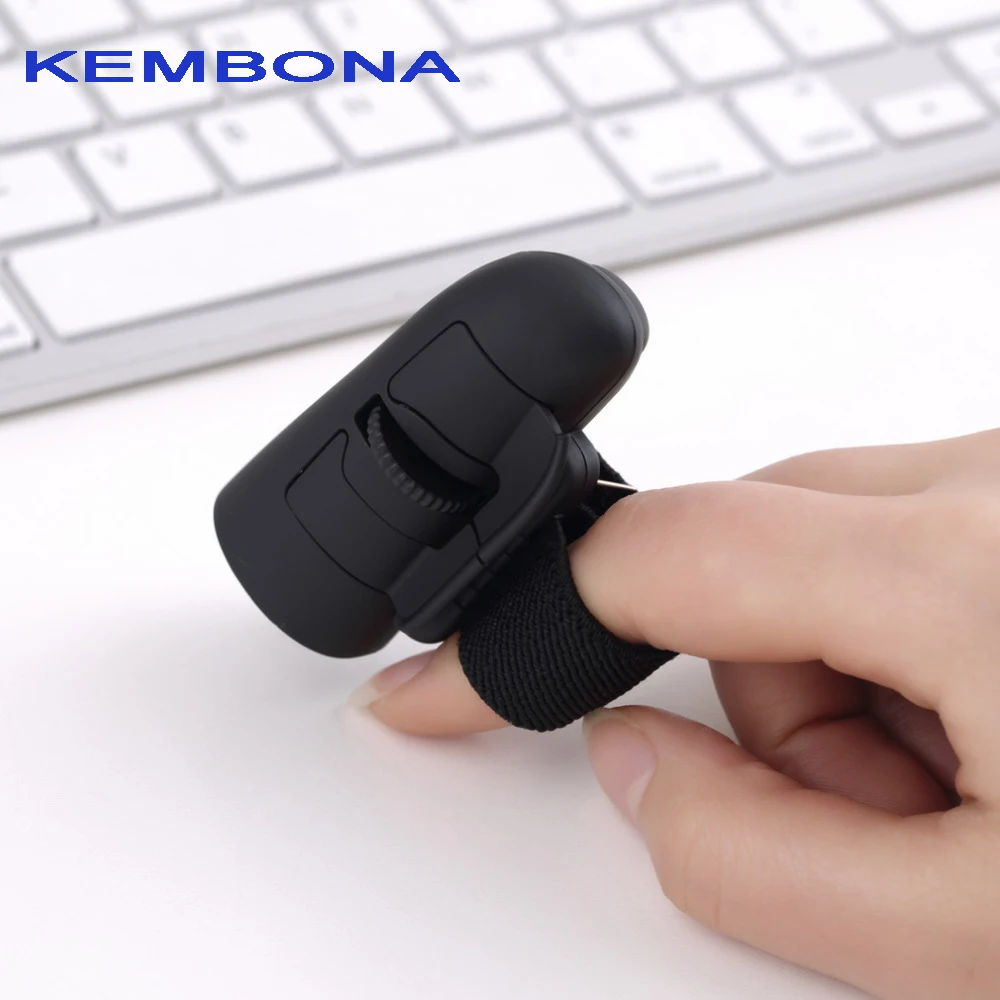KEMBONA 2,4 ГГц USB Беспроводные пальчиковые кольца Мыши Оптические мыши 1600 точек/дюйм для всех ноутбуков, ноутбуков, планшетов, настольных ПК