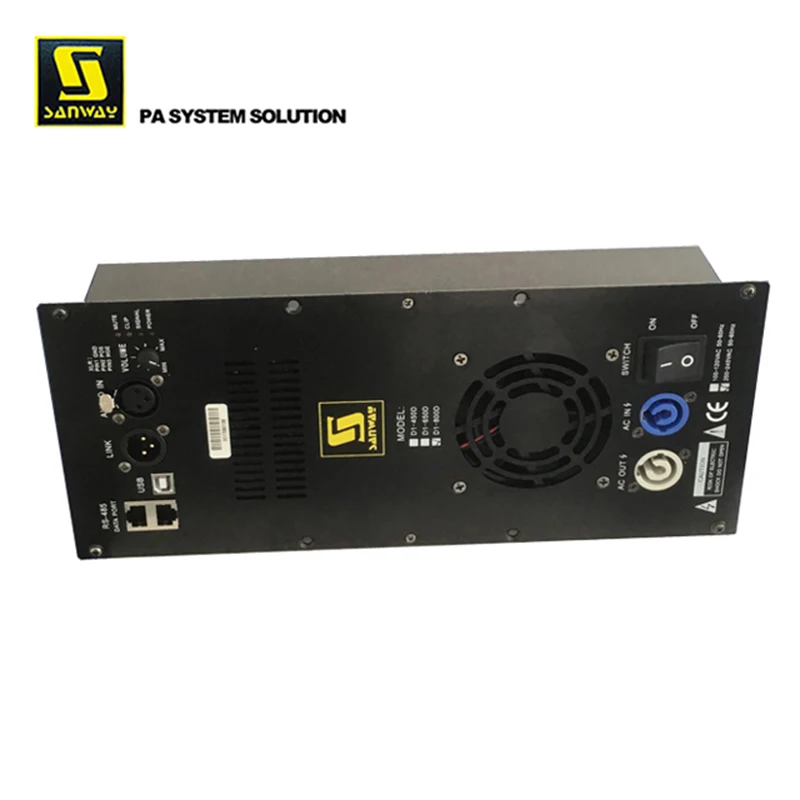 D1-450D 500W Single Channel PA DSP Amplifier Module for Line Array | Operational Chips