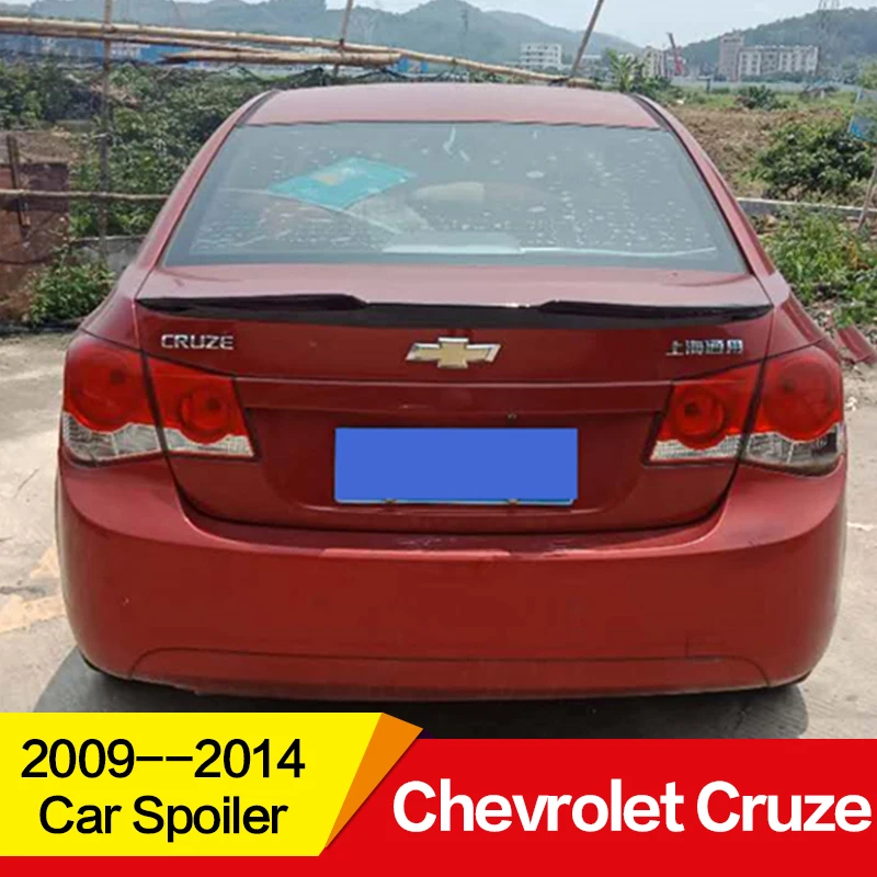 Используется для chevrolet спойлер cruze 2009 10 11 12 13 14 лет cruze заднее крыло автомобиля refitt V Blade Стиль Аксессуары
