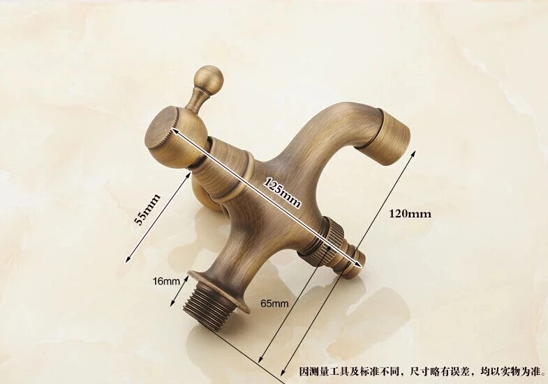 Новый стиль анти-бронзовый водопроводный кран латунь настенный двойное