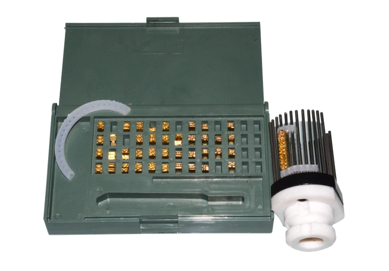 

brass 3*3.5*6.8mm english letter for stamp coding machine