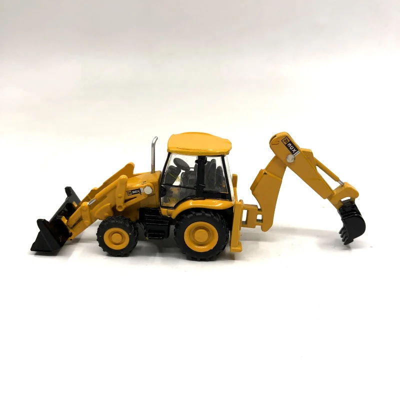 Специальный Литой Сплав 1: 87 Jcb3cx-4 t экскаватор-погрузчик сплав инженерный автомобиль салон девушка Тип детские игрушки