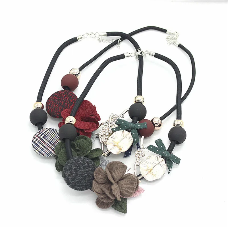 Женское колье-чокер ADOLPH колье в стиле бохо с кулоном виде цветка или дерева