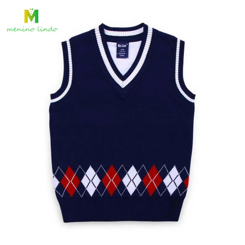 Детская одежда яркий Осенний жилет для малышей вязаный хлопковый детский без