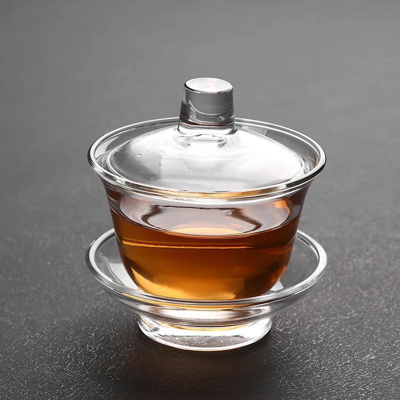 heat-resistant glass gaiwan teapot for puer cup of tea | Дом и сад