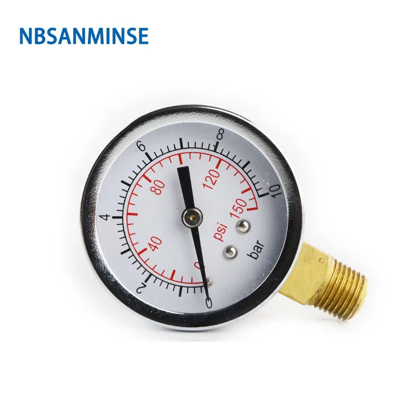 Пневматический Манометр 2 &quotдюйм 50 мм 10Bar /150 Psi G NPT 1/4&quot|pneumatic gauge|air pneumaticair compressor