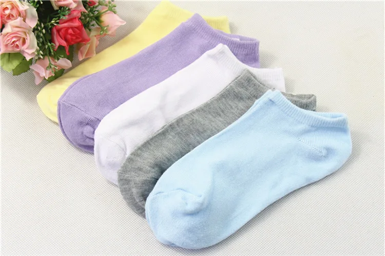 Бесплатная доставка женские носки флуоресцентные хлопковые тапочки яркие цвета