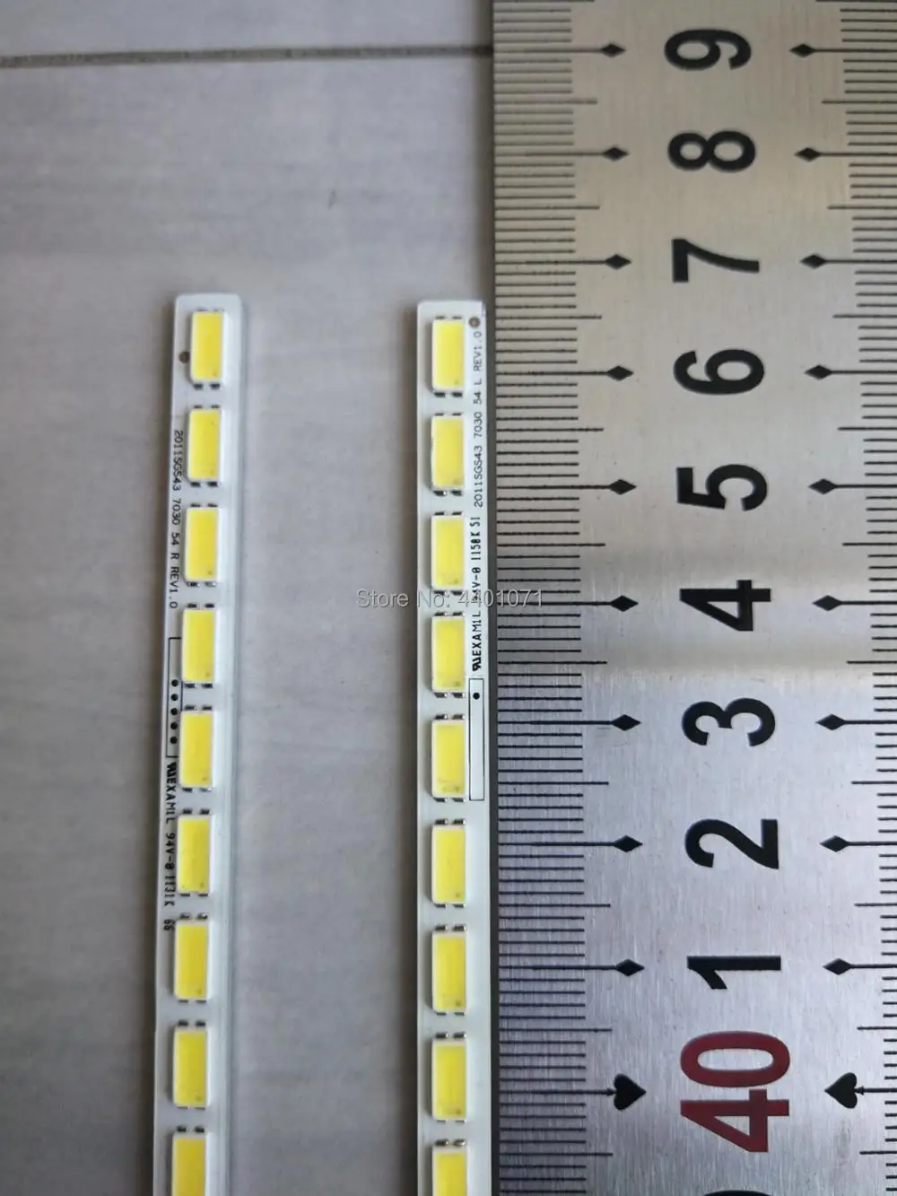 Tidily 2PCS Tv LED backlight strip 43 inch SLED 2011SGS43 7030 54 R/L REV1.0 1pcs 54led 466MM L | Освещение
