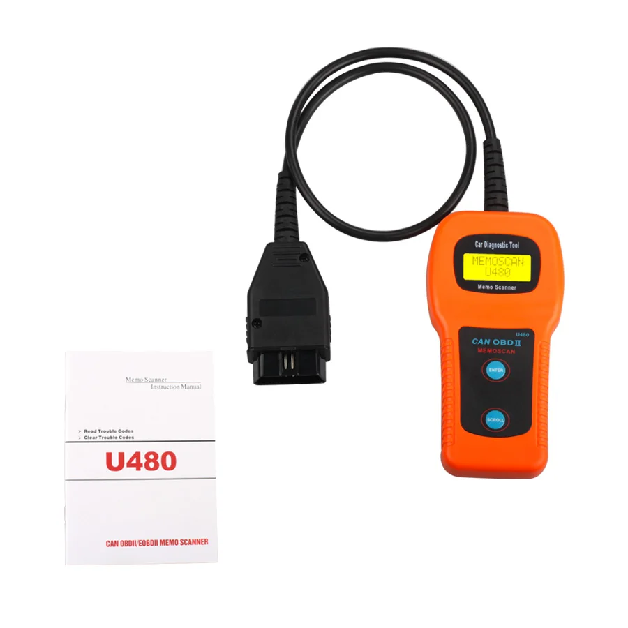 U480 Fault code reader works on all 1996 and newer cars&ampamptrucks OBD OBD2 II Scanner U 480 CAN BUS &ampamp Engine Code Re |