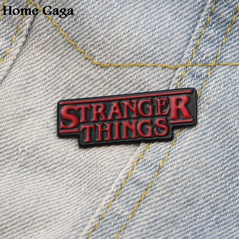 D0667 Homegaga странные вещи, Цинковый Шарм, булавки para, брошь для рубашки, пальто, одежда, рюкзак, аксессуары, металлическая медаль, ювелирные изделия, значки