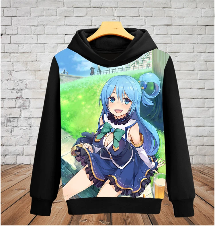 Толстовка kono subarashii sekai ni shukufuku wo megumin Аниме Косплей Костюм Пальто модная мужская