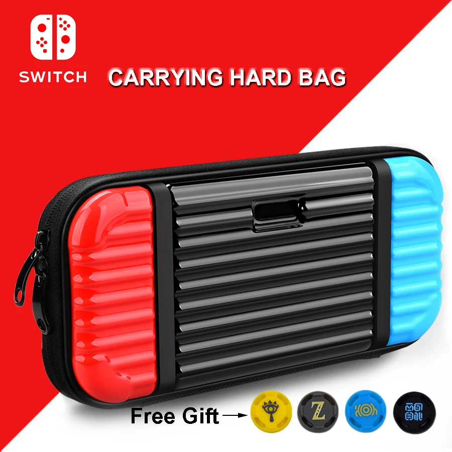 Чехол для nintendo Switch с защитой от переключателя, Жесткий Чехол для переноски консоли nintendo s, Дорожный Чехол для хранения, сумка для nintendo Switch