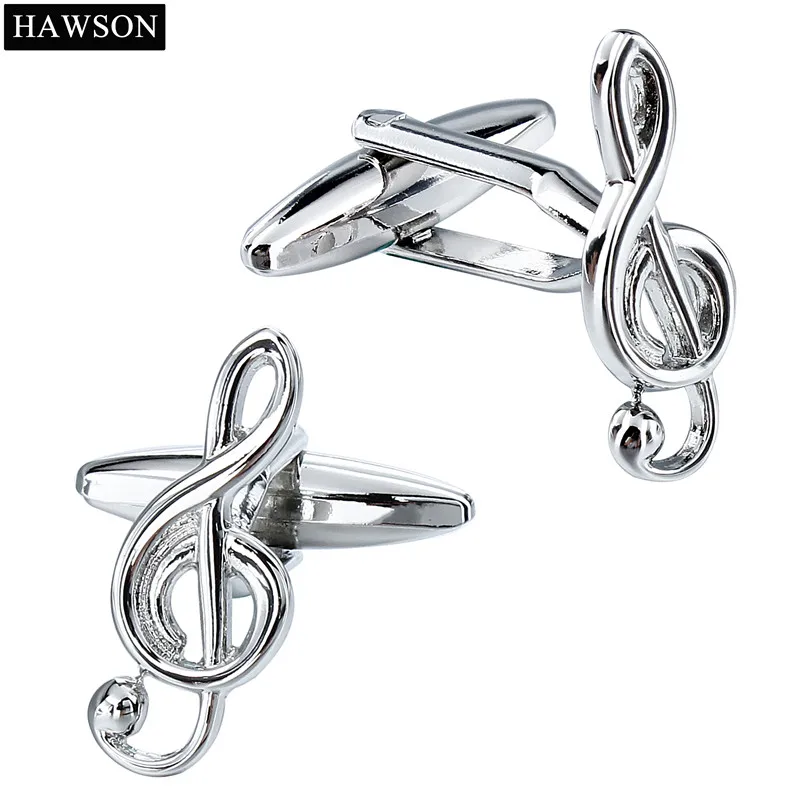 1 пара розничная продажа музыкальные запонки зажимы для галстука мужчин