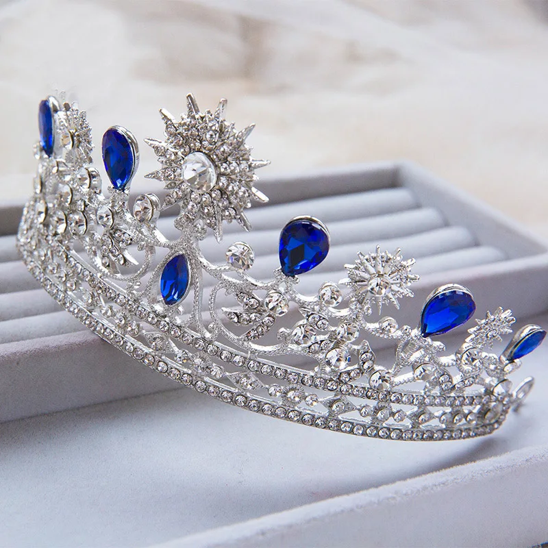 Nova flor Sparkling de cristal austriaco Tiara casamento ручная работа prateado folha pente cabelo noiva joias acessorios|flor
