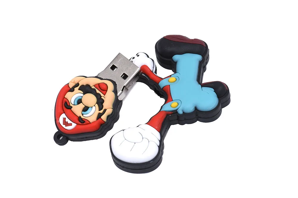 JASTER Super Mario USB флэш-накопитель Флешка в форме героя мультика Флешка 4 ГБ/8 ГБ/16 ГБ/32 ГБ/64 ГБ USB 2,0 карта памяти u диск модные подарки