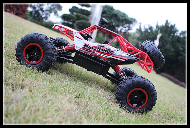 QWZ 1:12 RC автомобиль 4WD альпинистский автомобиль 4x4 двойной привод двигателей Bigfoot автомобиль дистанционное управление Модель внедорожный автомобиль для мальчиков детские подарки