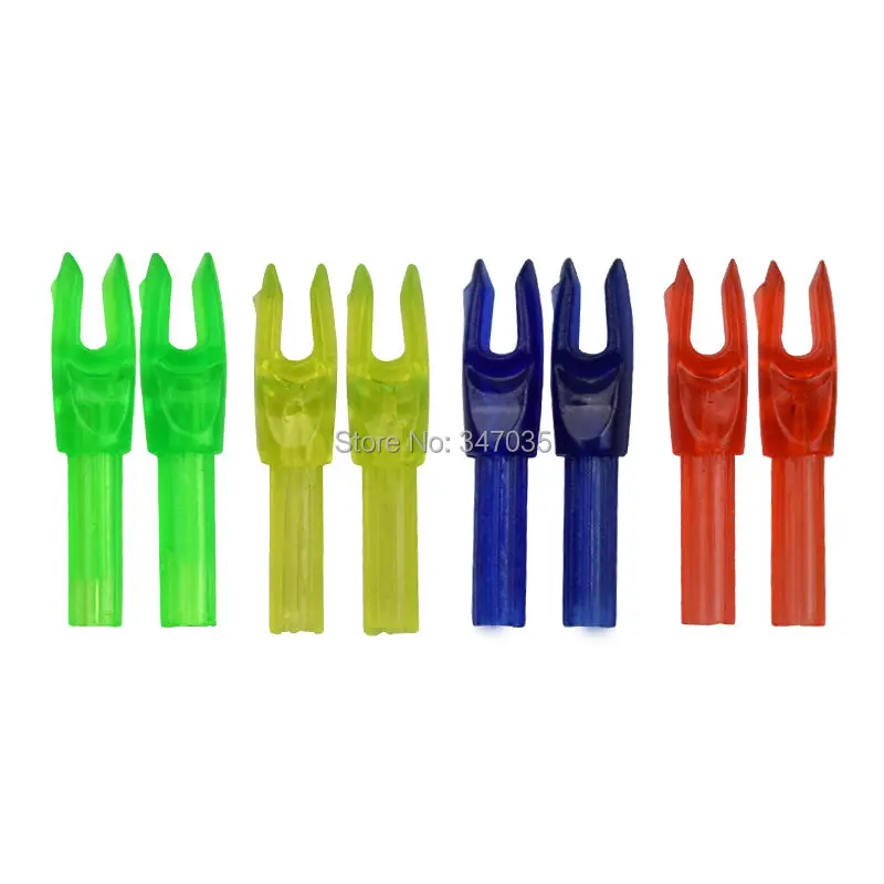 50Pcs Plastic Arrows Nock Knock 098 for ID4.2mm 0.165&quot Carbon Fiberglass Shaft Archery Bow Free Shipping Accessories | Спорт и