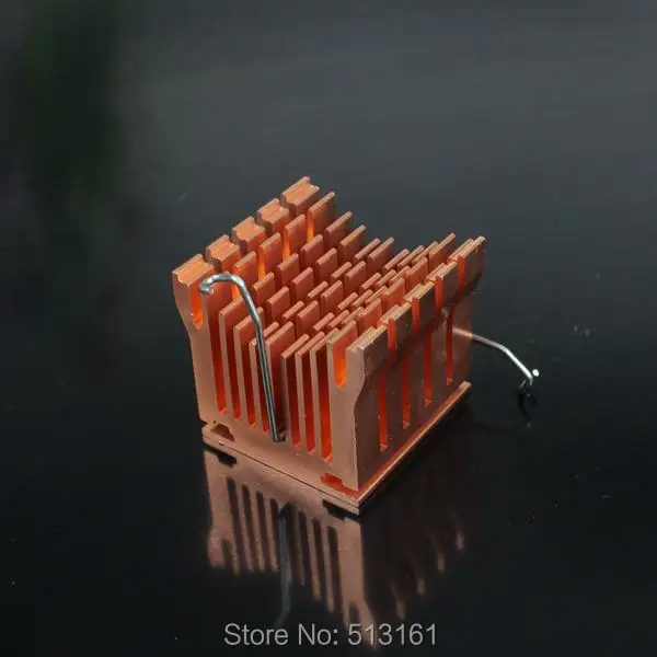 100 шт./лот радиаторы охлаждения алюминиевый радиатор DIY Northbridge золотой
