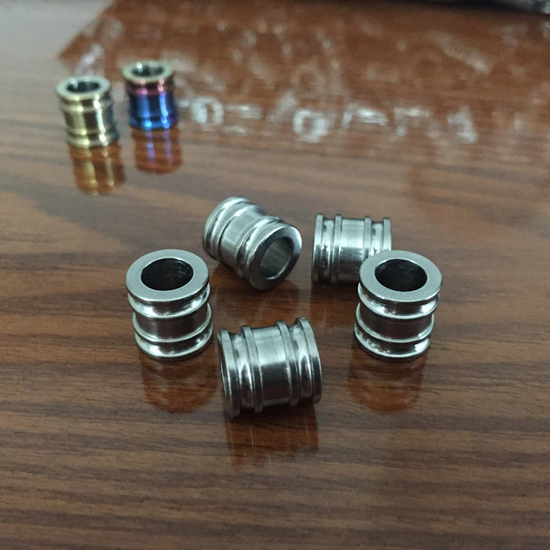 1 шт. нож из титанового сплава веревка пряжка бисер ремешок подвеска Паракорд