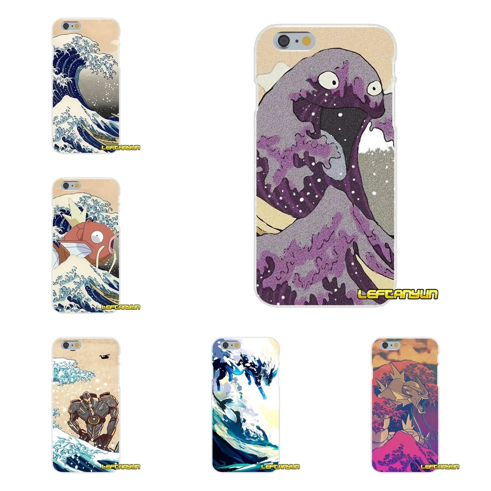 The Great Wave Off Kanto pokemon Accessories Phone Cases Covers For Samsung Galaxy A3 A5 A7 J1 J2 J3 J5 J7 2015 2016 2017 | Мобильные