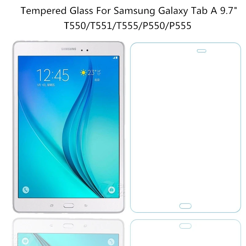 9H закаленное стекло для Samsung Galaxy TAB A 9 7 T550 T551 T555 P550 P555 Tablet Защитная