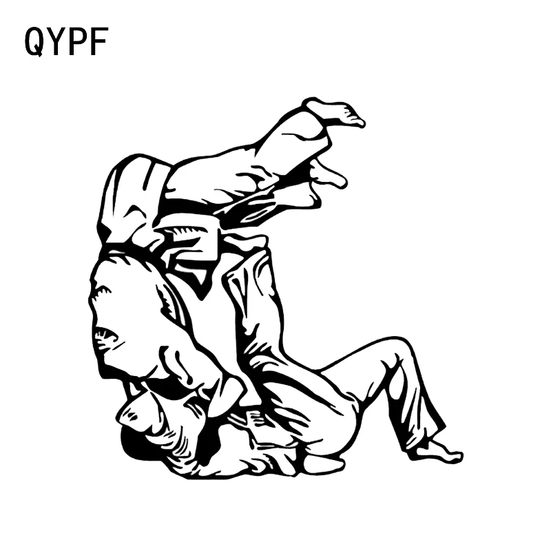QYPF 13 5*13 8 см интересная драка джудо графические аксессуары виниловые