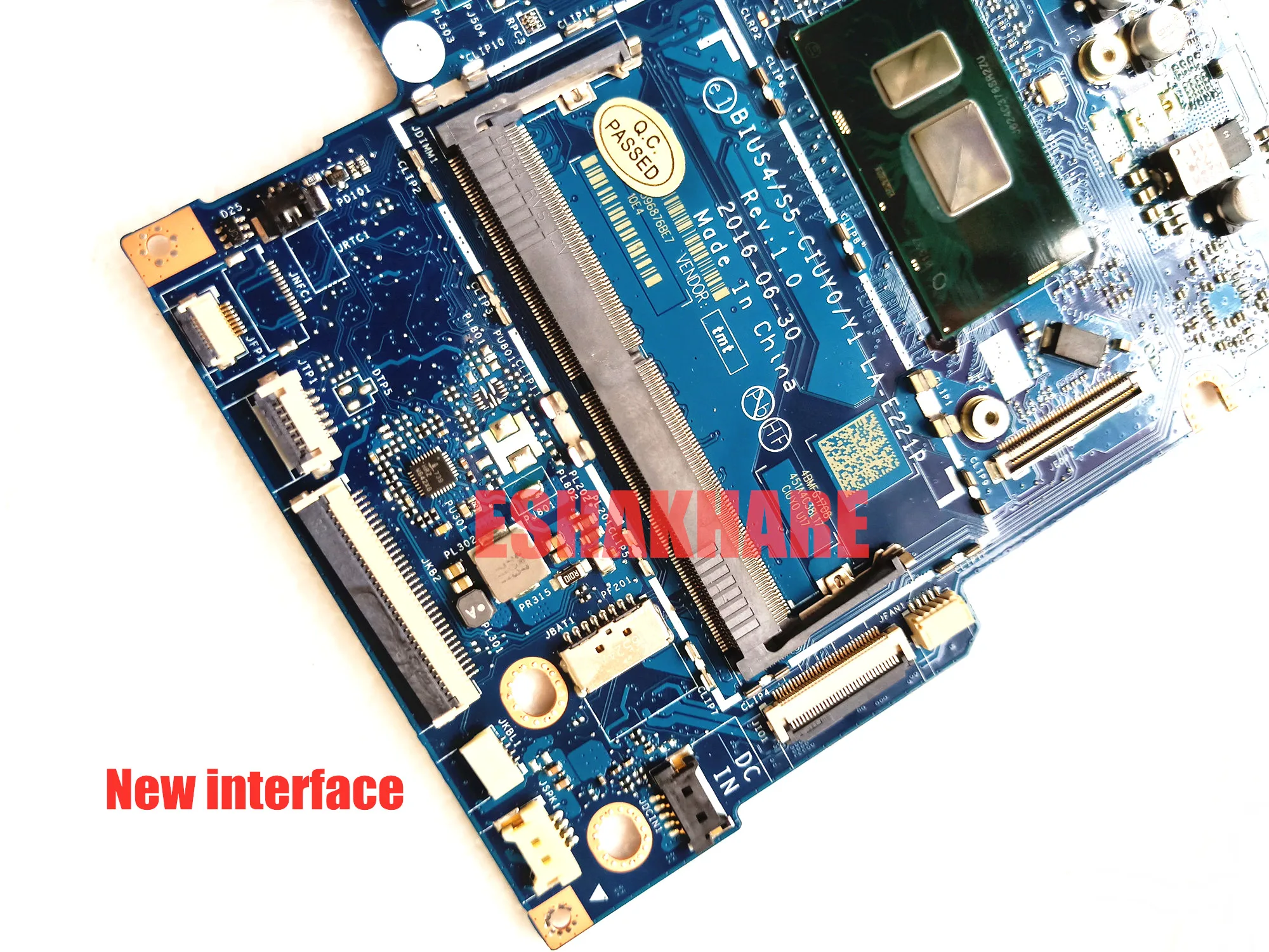 Материнская плата для ноутбука eshachare YOGA 310S 15IKB 510 14IKB материнская Lenovo I5 7200U MB LA E221P FRU