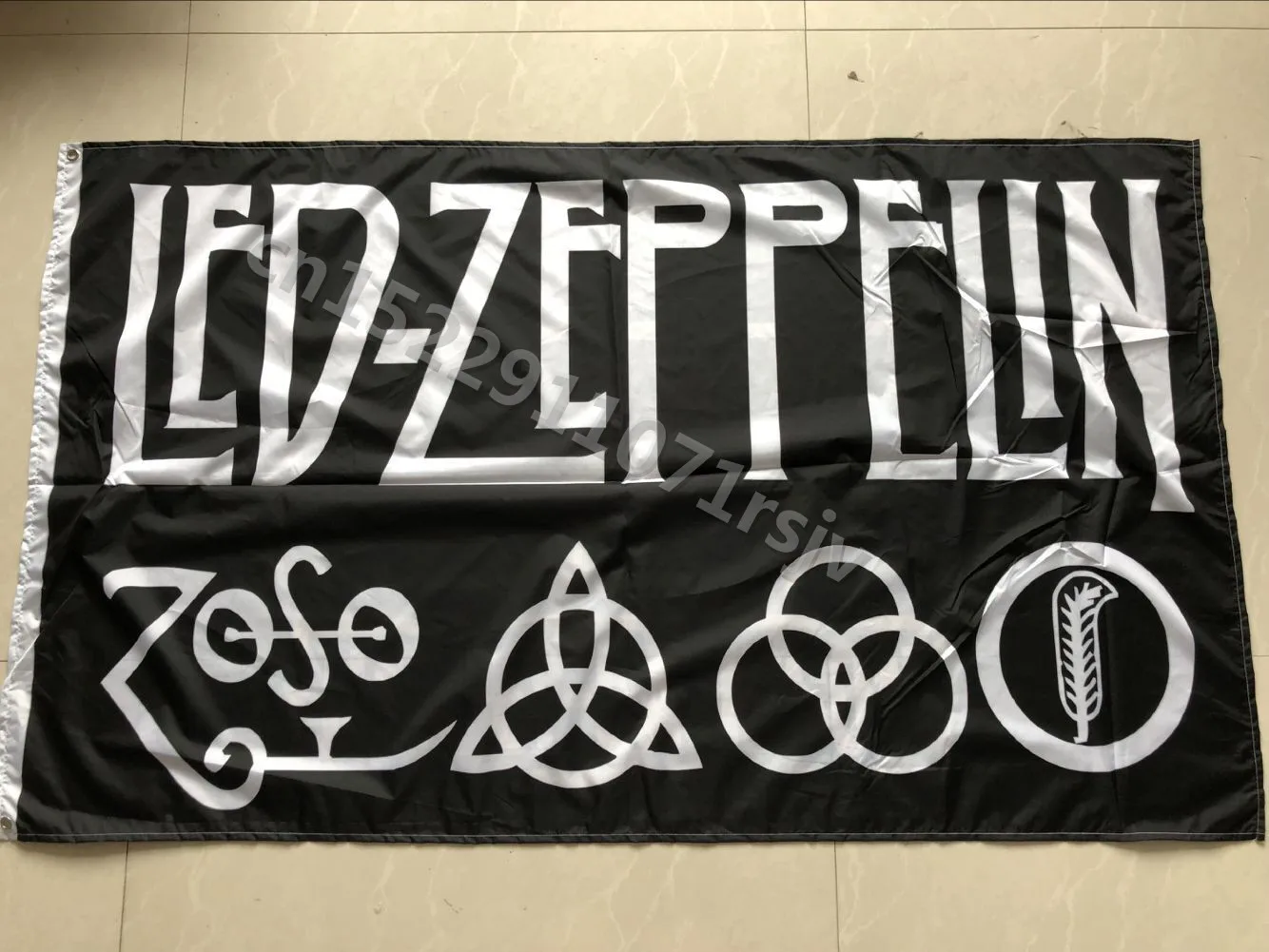 3ft x 5ft3 x5ft Led Zeppelin рок банда флаг баннер Печать из полиэстера Размер 150*90 см|Флаги