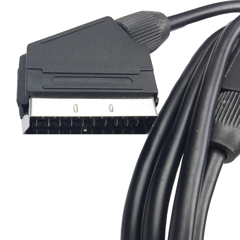 Кабель scart Scart 0 7 м штекер 70 см никелированный для телевизора DVD STB с разъемом Scart|scart