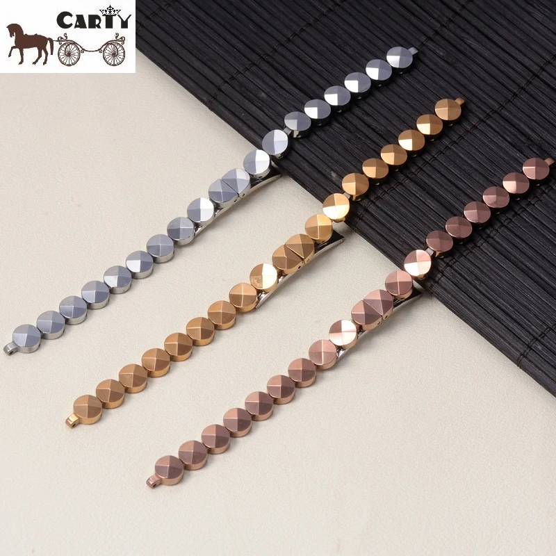 carty tungsten steel strap band convex female 8mm 2.5 mm wide hand chain | Наручные часы