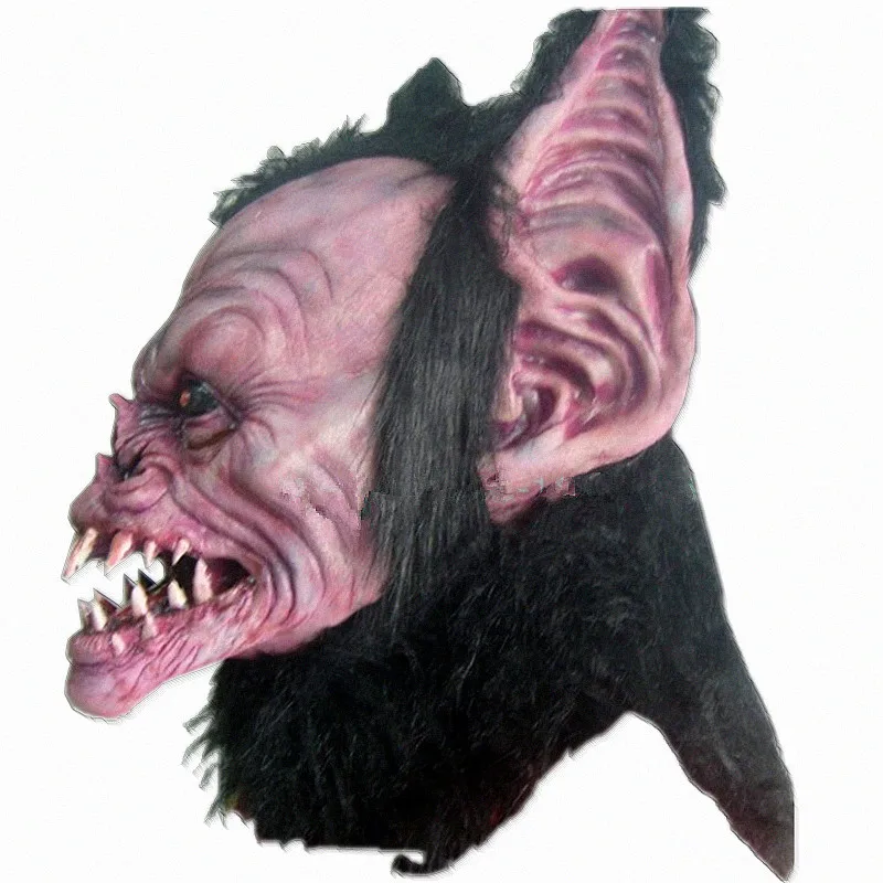 Новая страшная маска для Хэллоуина зверь Латекс косплей Дьявол латексные маски