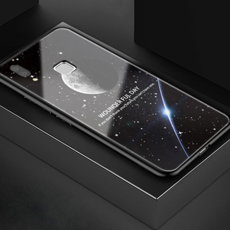 Мода милый мультфильм закаленное Стекло ЧЕХОЛ ДЛЯ vivo Z1i защитных чехлов чехла для