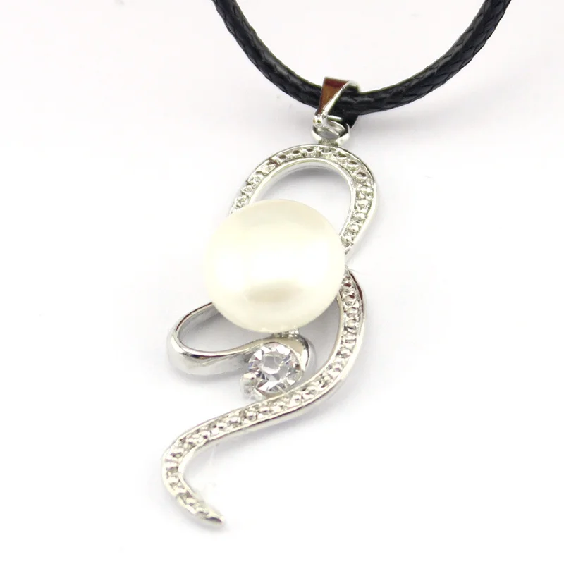 Бесплатная доставка! 100% подлинные белые розовые фиолетовые черные подвески из