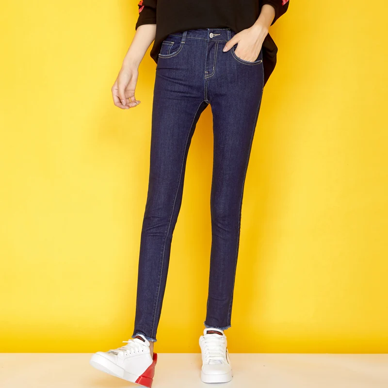 LEIJIJEANS новые осенние повседневные джинсы размера плюс XL с вышитыми буквами