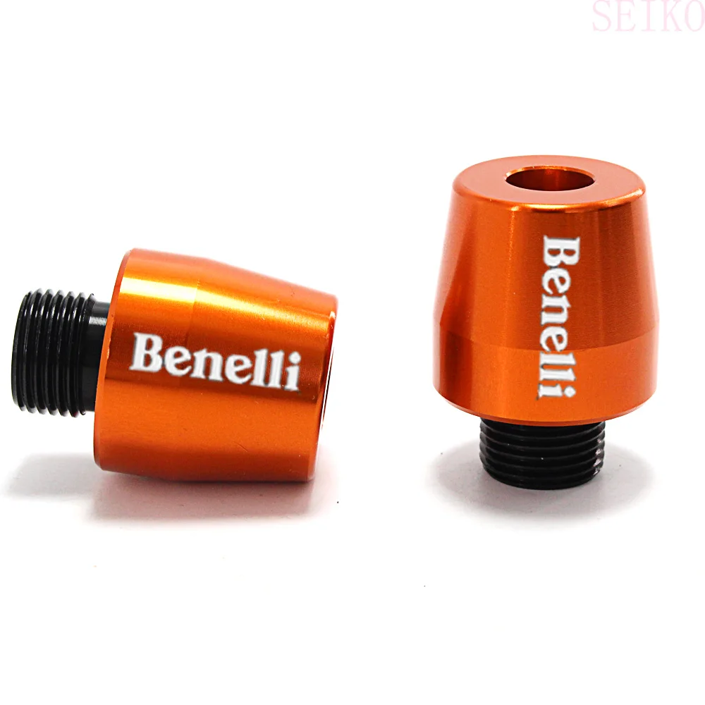 Оранжевый Руль акустическая система заканчивается Кепки ползунок для Benelli TNT BN 150 250 300 302 s 502c 600 752 Leoncino 250 500 Аксессуары для мотоциклов с ЧПУ - Цвет: Оранжевый