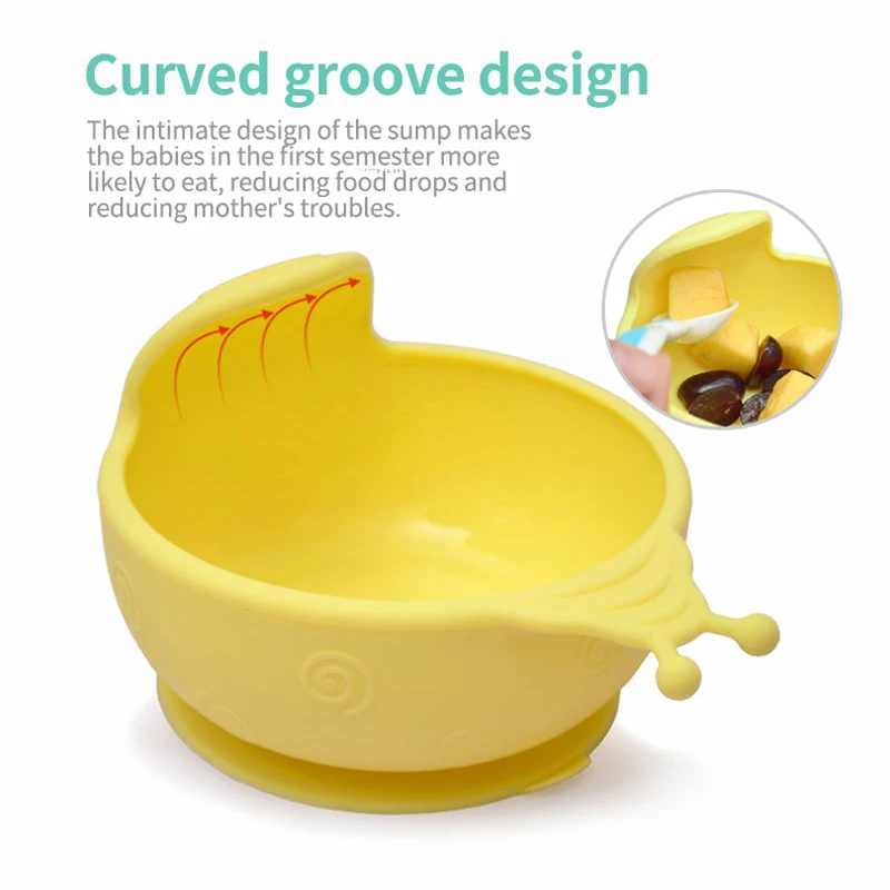 Детская посуда чаши с присосками на дне для кормления детей силиконовая тарелка